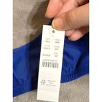 NWT J.Crew Heritage Scoop Neck Bikini Top Venetian Blue Size Extra Small XS Photo 3