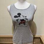 Disney Mickey Mouse Womens Small Tank Top ~ Gray Photo 0