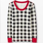 Hanna Andersson NWOT Buffalo Check Plaid Pajamas Black Size XS Photo 2