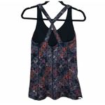 Lululemon Kanto Catch Me Tank Top Polka Dot Size 8 Windy Blooms Regal Plum Soft Photo 3