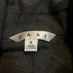 CAbi  #648 Gray Ponte Casablanca Knit Trench Coat Jacket Small Photo 3