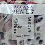 Venus Pink Floral Print Blouse Size 2X Plus Size Floral Blouse Photo 6