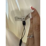 Halston Heritage  Dress Womens Medium Chalk White Evening Gown Maxi JOJ161764 NWT Photo 6