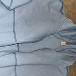 PacSun Blue Cropped Zip Up Photo 3