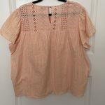 Ella Moss  Brianne Peach Popover Top XXL Photo 2
