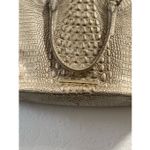 Brahmin  Finley Carryall sterling tote bag  purse shoulder Silver/brown 15x12 Photo 1