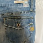 Miss Me  Wide Leg Flare Low Rise Denim Jeans Eden Light Distress size 28 Photo 5