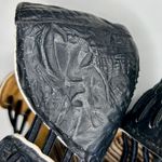 Saniya boho black leather strappy flats. Size 39 Photo 5