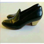 Rachel Comey 𝅺 Black Patent Leather Slip On Heels Photo 1