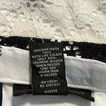 Lane Bryant size 14 womens black white crochet look pencil skirt zips clasps NWT Photo 10