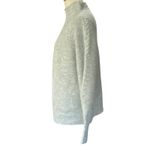 Topshop  Gray Cable Knit Sweater Mock neck pullover size XS Extra Small Photo 2
