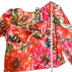 Rachel Zoe Women’s Flora Long Sleeve Dressy Blouse With Floral Detail in Front Photo 4