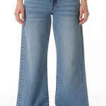 OAT Jeans Womens Size 26 Light Wash Blue High Waisted Frayed‎ Hem Distressed Photo 0