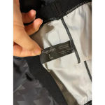 NWT Uerton Slim Fit Training Pants Black Gray Mesh Long‎ Pants Size L Photo 2