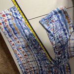 Tolani  Collection Pants Womens Large Blue Print Pull On Wide Leg Pockets Relaxed Photo 4