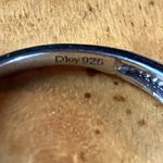 Natural Black Spinel Sterling Silver Ring Size 7 Photo 5