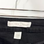 Cato  Plus Size 20W Denim Shorts Black Solid High Rise Casual‎ 8 Inch Stretch 503 Photo 1