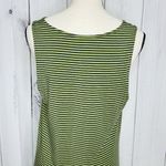 Tommy Bahama  Casual Dress Sleeveless Green Blue Striped Size M Rayon Blend Photo 8