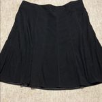 Laura Scott 24W long black flare skirt  plus woman side zip - A line fit flare Photo 0