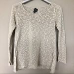 Eileen Fisher | Cream Linen Cotton Blend Knit Top Photo 1