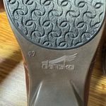 Dansko Leather Clog Women 40 Brown Slide On Mule 4804067800 Nursing Walking Shoe Photo 3