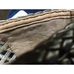 Aerosoles Tailored Nagle Loafers Women's 7 Silver Woven Leather Comfort Flats Photo 5