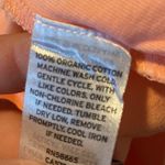 Melrose and Market  dress coral orange v‎ neck organic cotton large NWT Photo 3