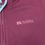 Russell Athletic Maroon Zip-Up Hoodie Photo 2