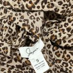 Japna  V Neck Leopard Print One Piece Sleeveless Jumpsuit Pants Romper Size S Photo 3