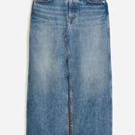 Madewell NWOT The Rilee Denim Midi Skirt 30 Photo 1