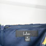 Lulus  Womens HOCO So Stunning Floral Jacquard Puff Sleeve Mini Dress Size M‎ Photo 6