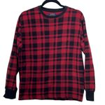 Ralph Lauren Polo Womens Thermal Shirt S Buffalo Check Waffle Knit Warm Comfy Photo 0