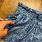 ZYIA Active Blue Steel Bubbles High Rise Bomber Shorts Sz Small Photo 9