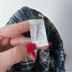 Vintage Navy White Green White Yellow Plaid Schoolgirl Pleated Skirt S Photo 2