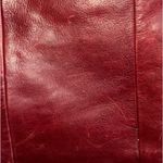 TIGNANELLO Leather Deep Red/ Burgundy Handbag Tote with Two Straps Red Photo 11