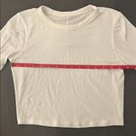 Lululemon Hold Tight Straight Hem Crop Tee Sz 4 Photo 5