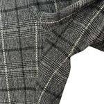 Free People  Plaid Cropped Trouser Pants Women’s Size 2 Black Academia Style Photo 6