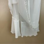 Morgan Taylor Fantasies White Pearl & Sequin Tiered Ruffle Nightie Chemise Small Photo 5