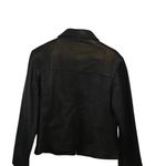 Vintage Y2K Tibor Classic soft Black Leather Jacket zip up pockets Size L Photo 11