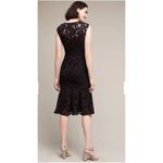 Shoshanna NWT  by Anthropologie Black Lace Annella Trumpet Dress Size 6 Photo 1