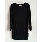 Motherhood‎ Maternity Womens Black Long Sleeve Ribbed Knit Mini Dress Size L NEW Photo 6