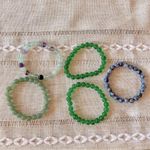 🍀Green Agate Crystal Bracelet🍀 ~8mm Green Photo 9