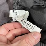 SheIn Women's Gray Plaid Straight Leg Lightweight Pants - Size Large - Emo Rock Photo 2