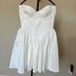 House Of CB HOUSE‎ OF CB 'Katherine' White Strapless Corset Mini Dress NWOT size M taller Photo 4
