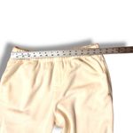 PINK - Victoria's Secret Victoria Secret PINK Polar Fleece Jogger Pajama Set Cream Sz Medium Embroidered Photo 8