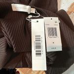 Jonathan Simkhai Leah Ribbed Cable Knit Wool Blend Sweater Chocolate Brown Size M Photo 9