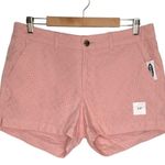 Old Navy New Shorts Womens 12 Every Day Eyelet Lace Mid Rise Chino 3.5 Pink Photo 1