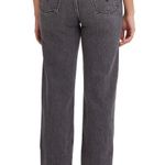 Levi's  Premium Ribcage Straight Ankle Jeans in Black Worn In Photo 2