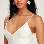 Lulus 🔥 Easy Love White Lace Skater Dress🔥~small Photo 3