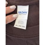 Gildan Girlie Girl Give Thanks Brown Turkey Long Sleeve T Womens 2XL Thanksgiving New Photo 2